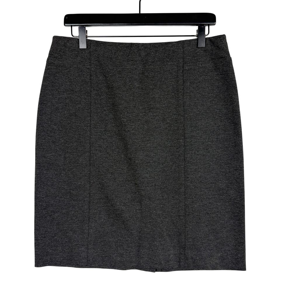 J.Jill Ponte Pencil Skirt Stretch Charcoal Gray - S
